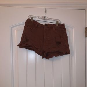 RSQ Maui high rise denim shorts